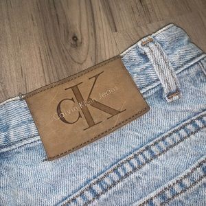 Calvin Klein Jean shorts high rise